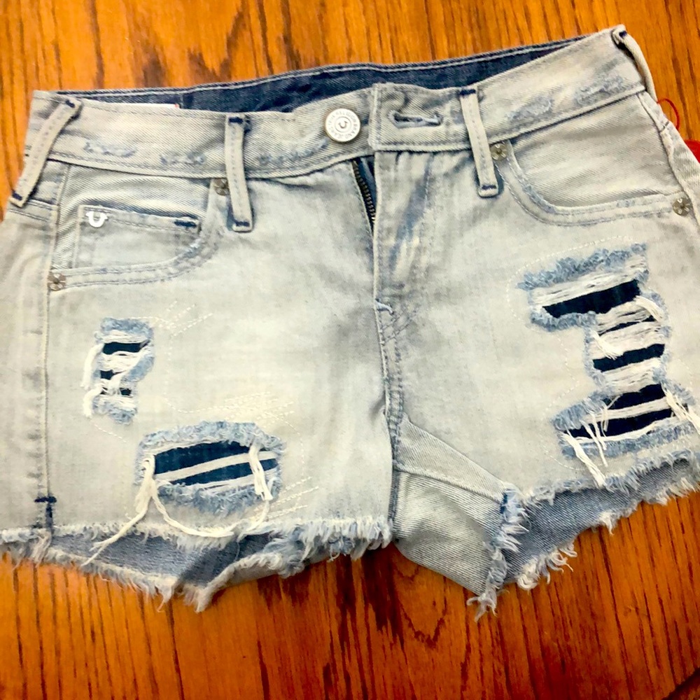 True Religion Jean Shorts, Size 23